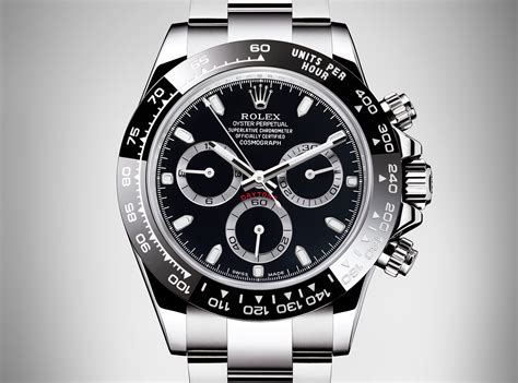 rolex daytona stainless steel black face price|daytona rolex price list.